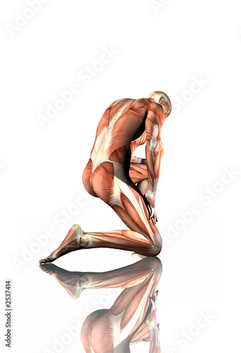 man with muscles exposed