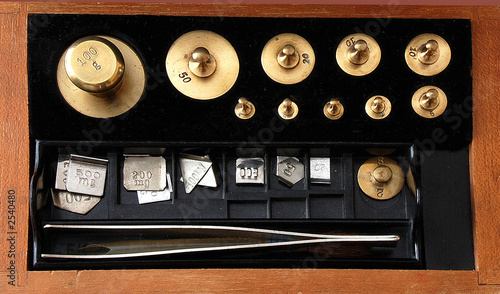 Vászonkép box of weight