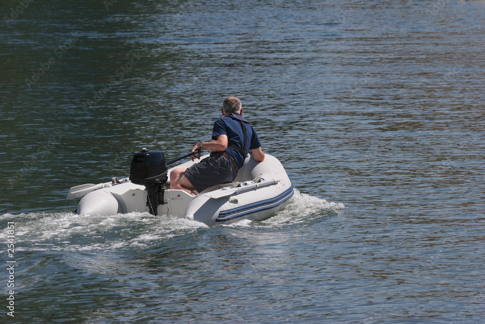 Naklejka premium inflatable boat