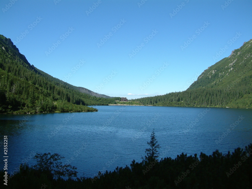 lake in the mountains