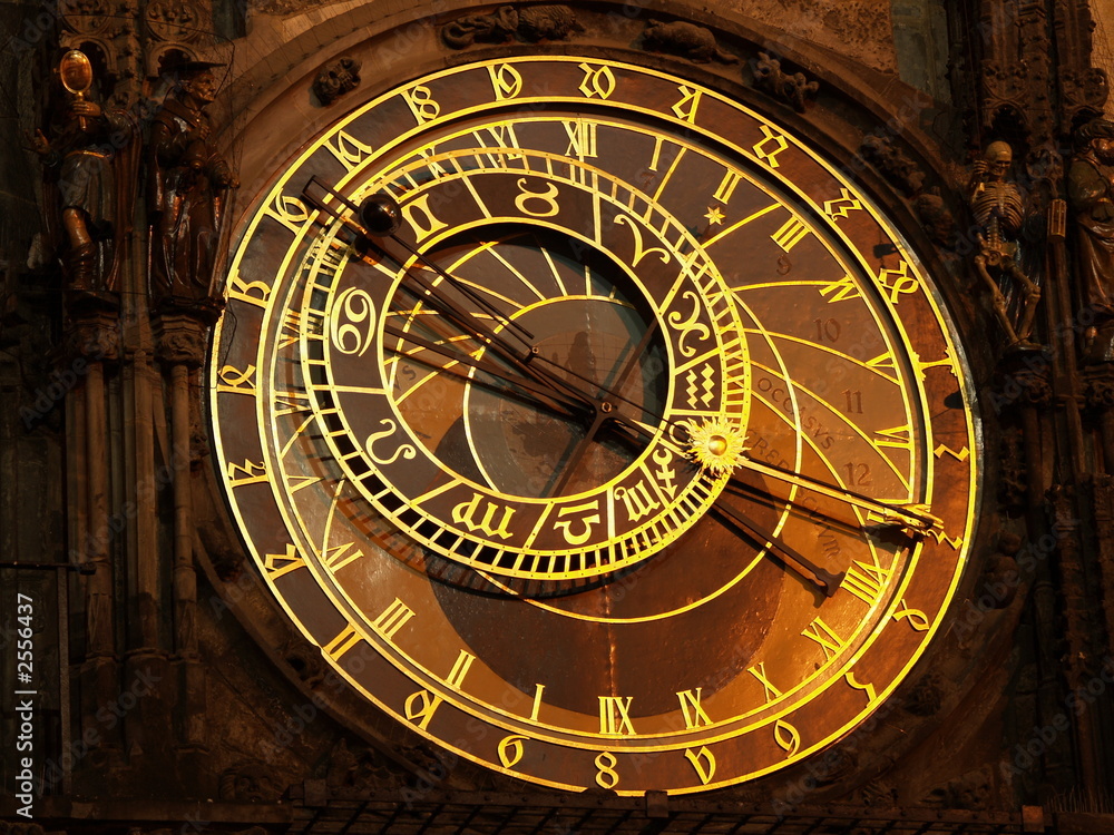 Naklejka premium prague astronomical clock