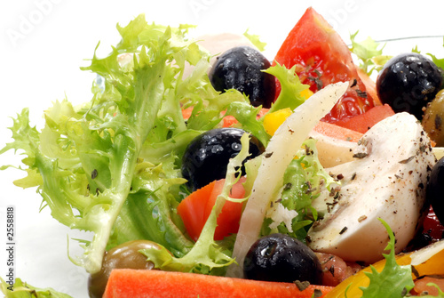 salad with tomatoes