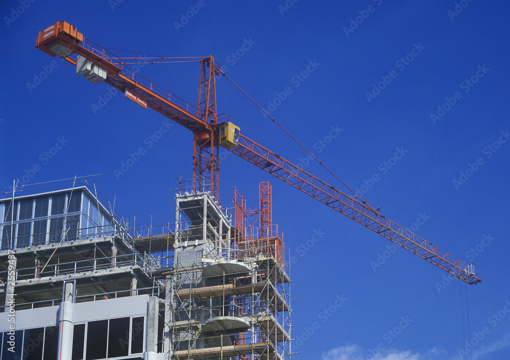 building site crane