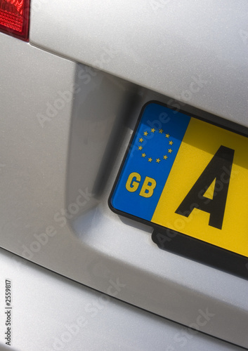 registration plate