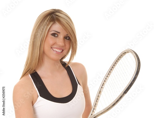 blond racket ball player 4 © Paul Moore