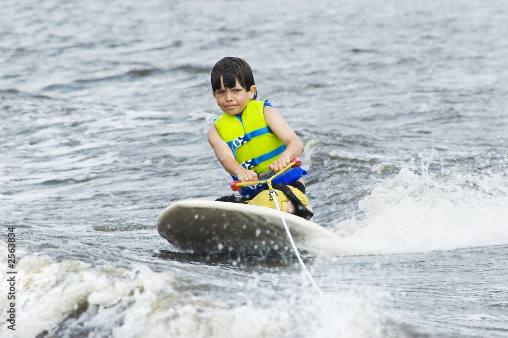 Obraz premium kneeboard kid