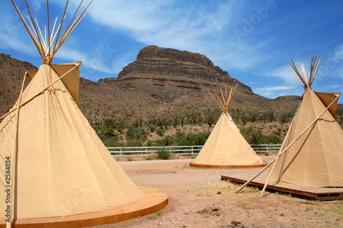 three tepees