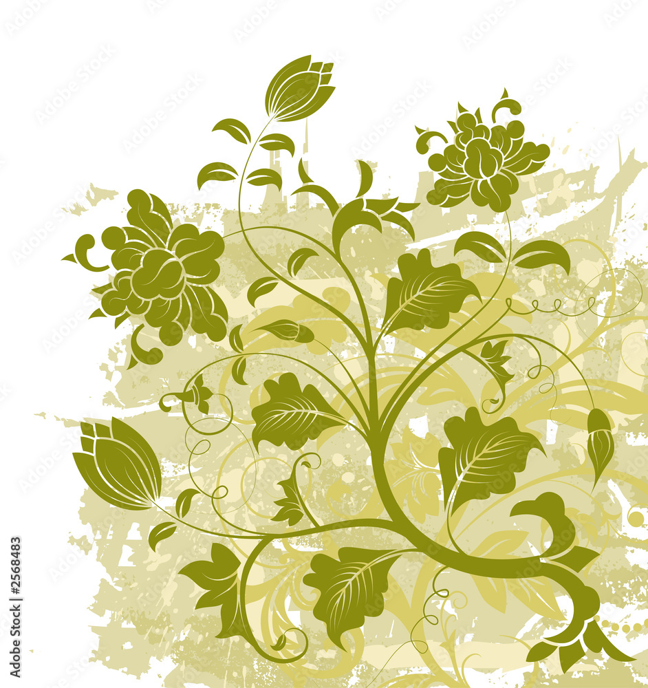 abstract floral chaos abstract floral chaos