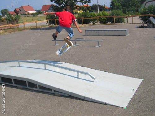 acrobatie de skate photo