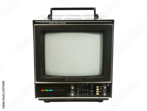 retro television monitor