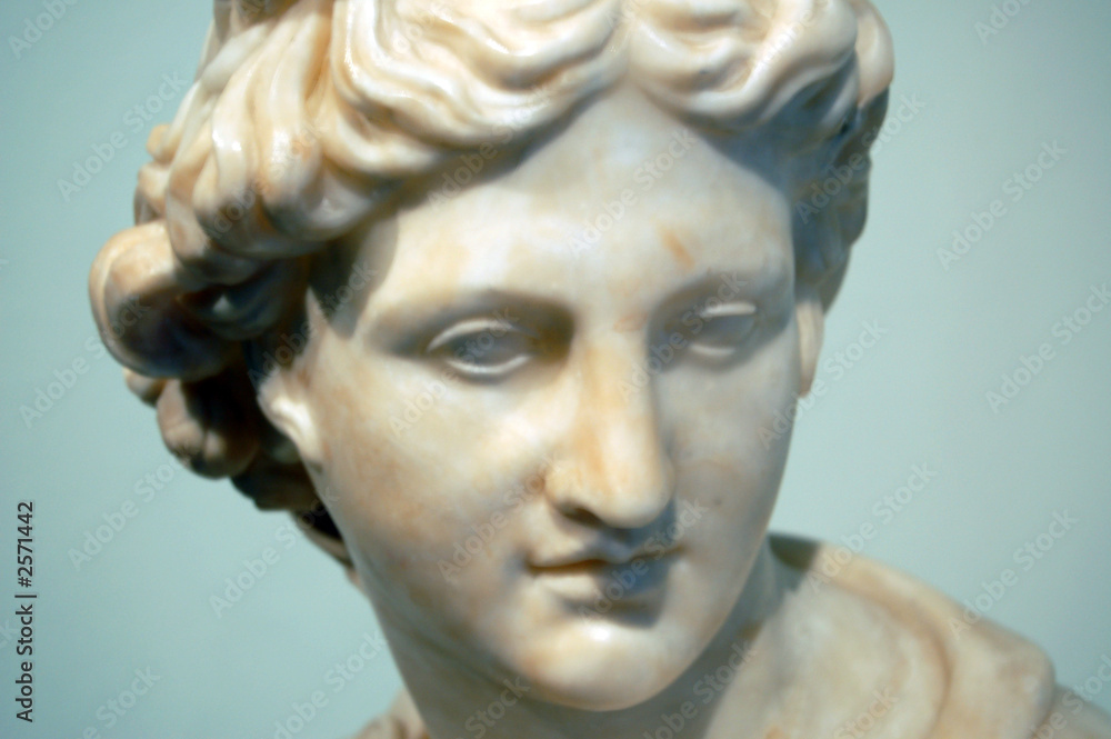 marble statue head