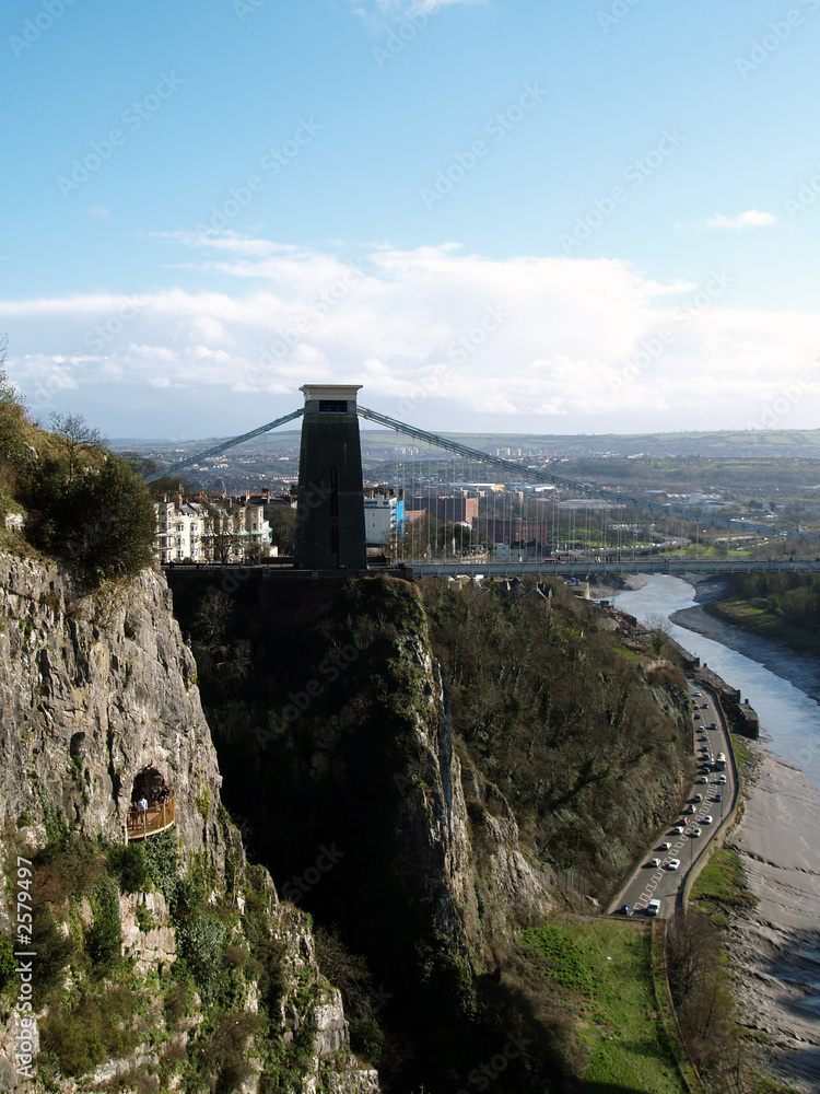 bristol through suspension bridge