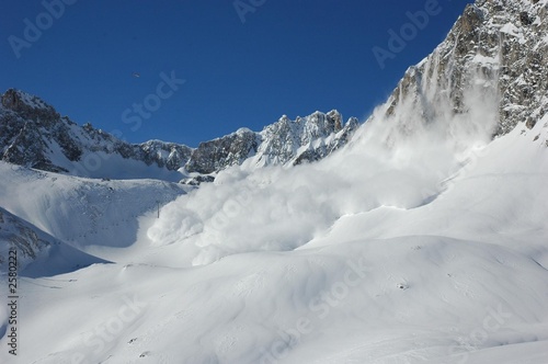 Fotografie, Tablou avalanche