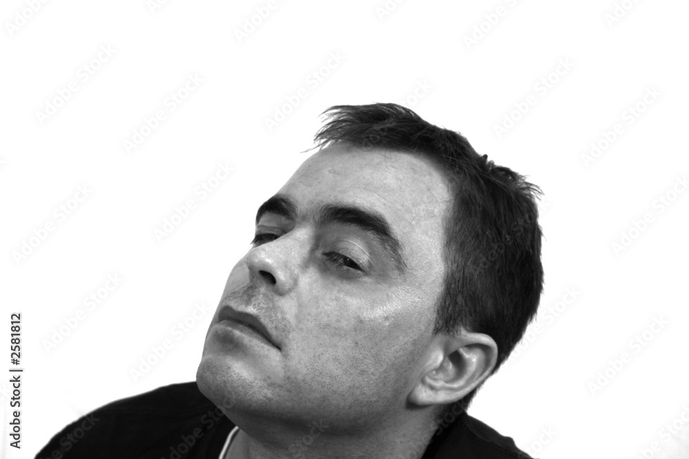 Obraz premium casual man's face with expression