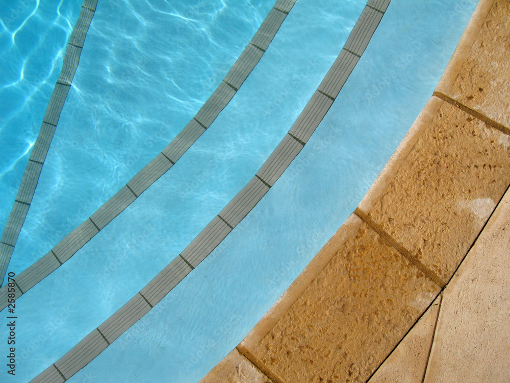 Obraz premium step into pool