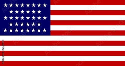 36 star united states flag
