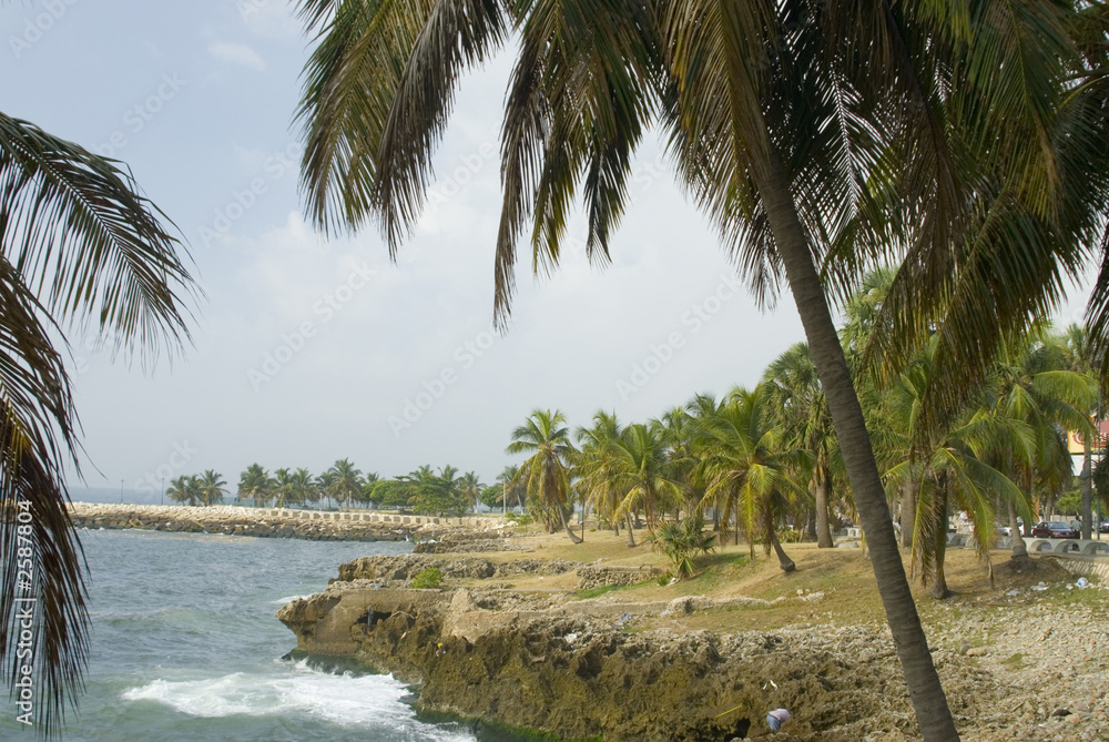 Obraz premium malecon santo domingo