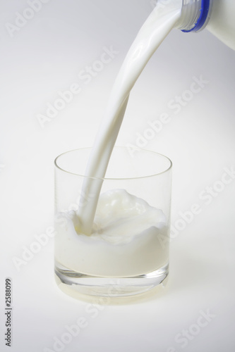 pouring milk