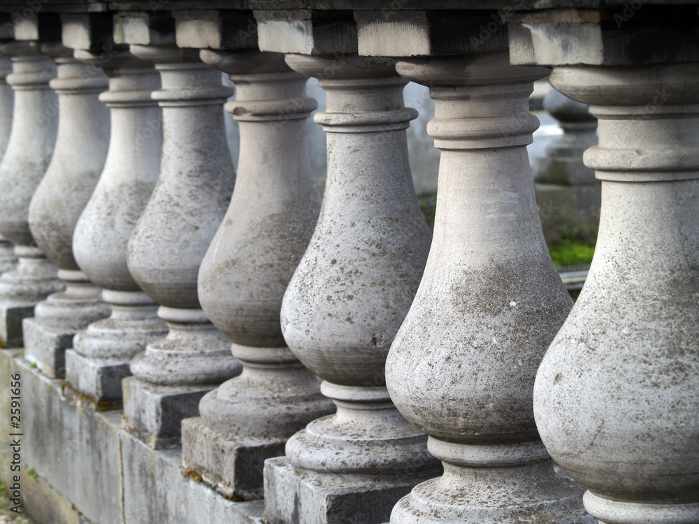 stone balustrade Stock Photo | Adobe Stock