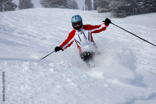 skiing