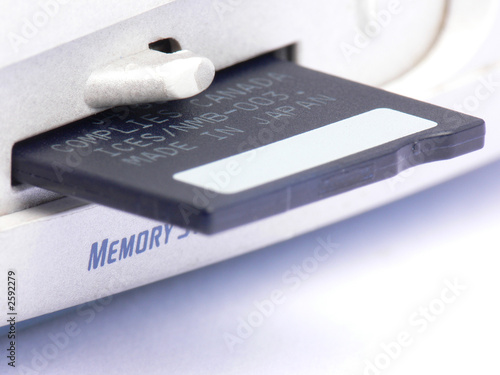 memory card and slot
