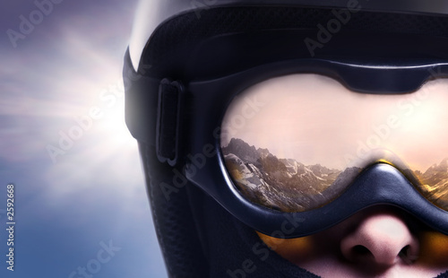 reflectio in glasses