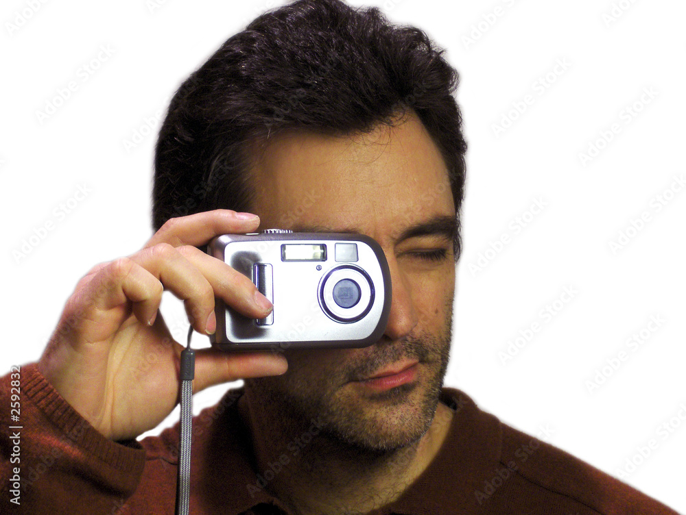 man taking a picture man taking a picture