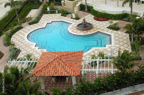 outdoor heated pool at florida resort