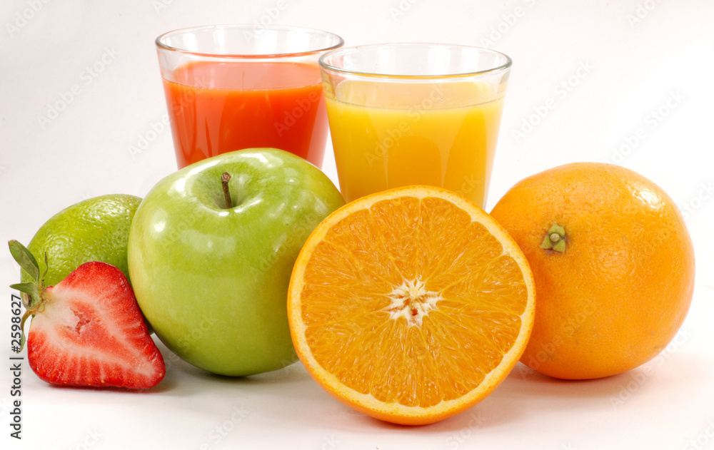 fruits and juice fruits and juice