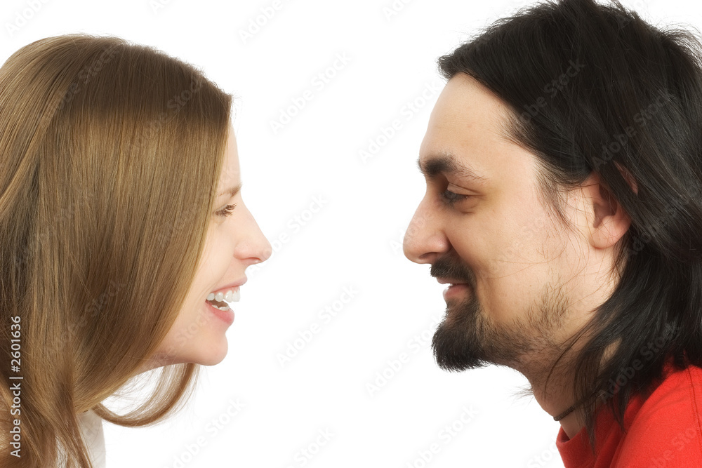 smiling couple