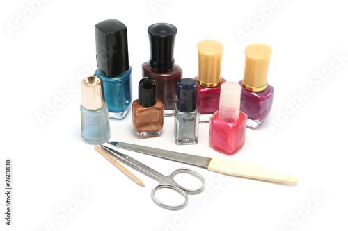 small selection of nail polishes