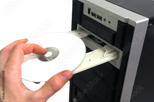cd in hand
