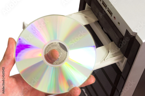 cd in hand