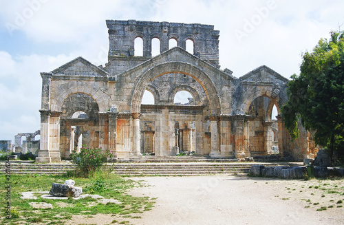 ruins of simeon stylites's basilica photo