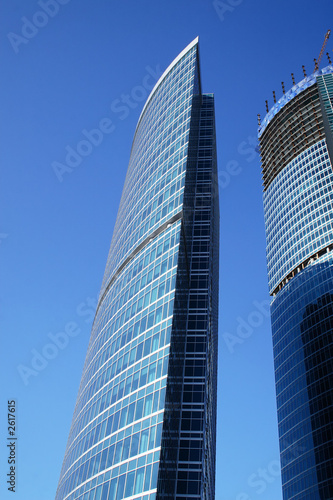 blue business tower