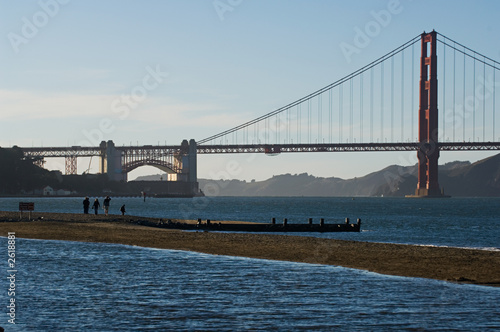 goldengate bridge viewed from crissy field