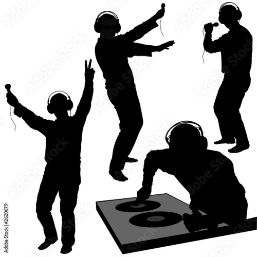 djs 03 - deejay silhouettes