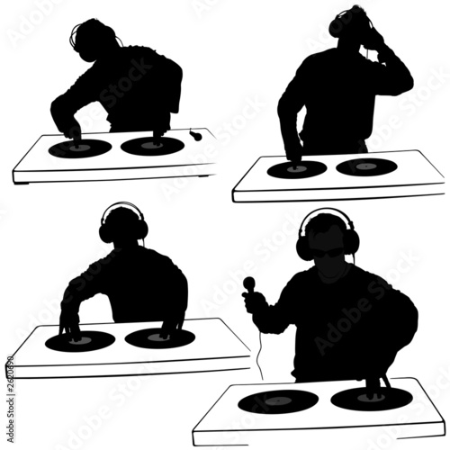 djs 05 - deejay silhouettes