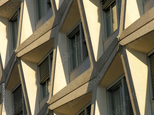 fenêtres modulaires, architecture moderne