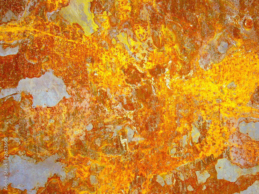 iron sheet with rust