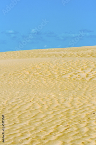 sand dune blue sky