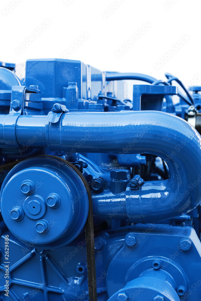 Obraz premium marine diesel engine