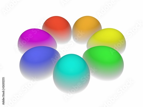 rainbow easter eggs