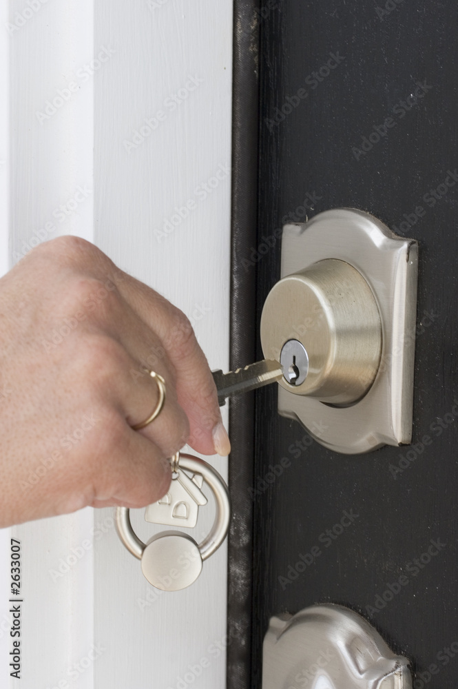Naklejka premium unlocking the door