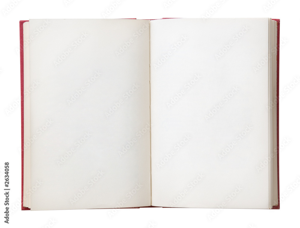blank book open blank book open