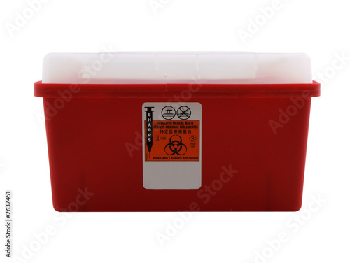 sharps container