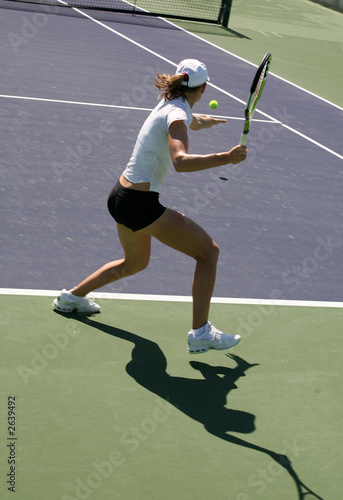 woman tennis © Galina Barskaya