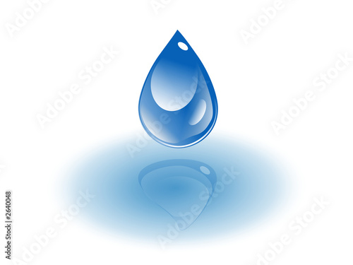 water drop down