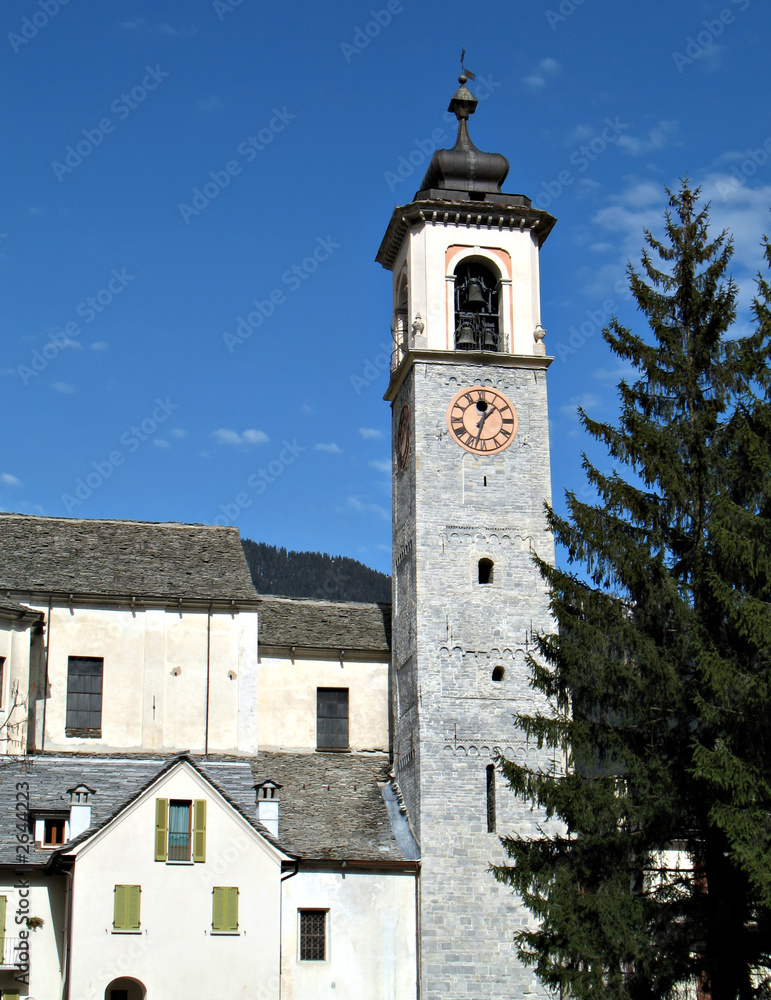 campanile chiesa parrocchiale, comune santa maria