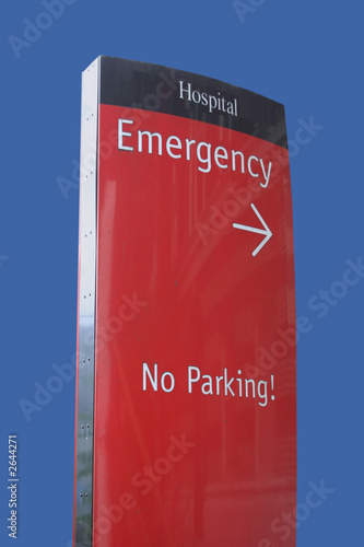 emergency room sign